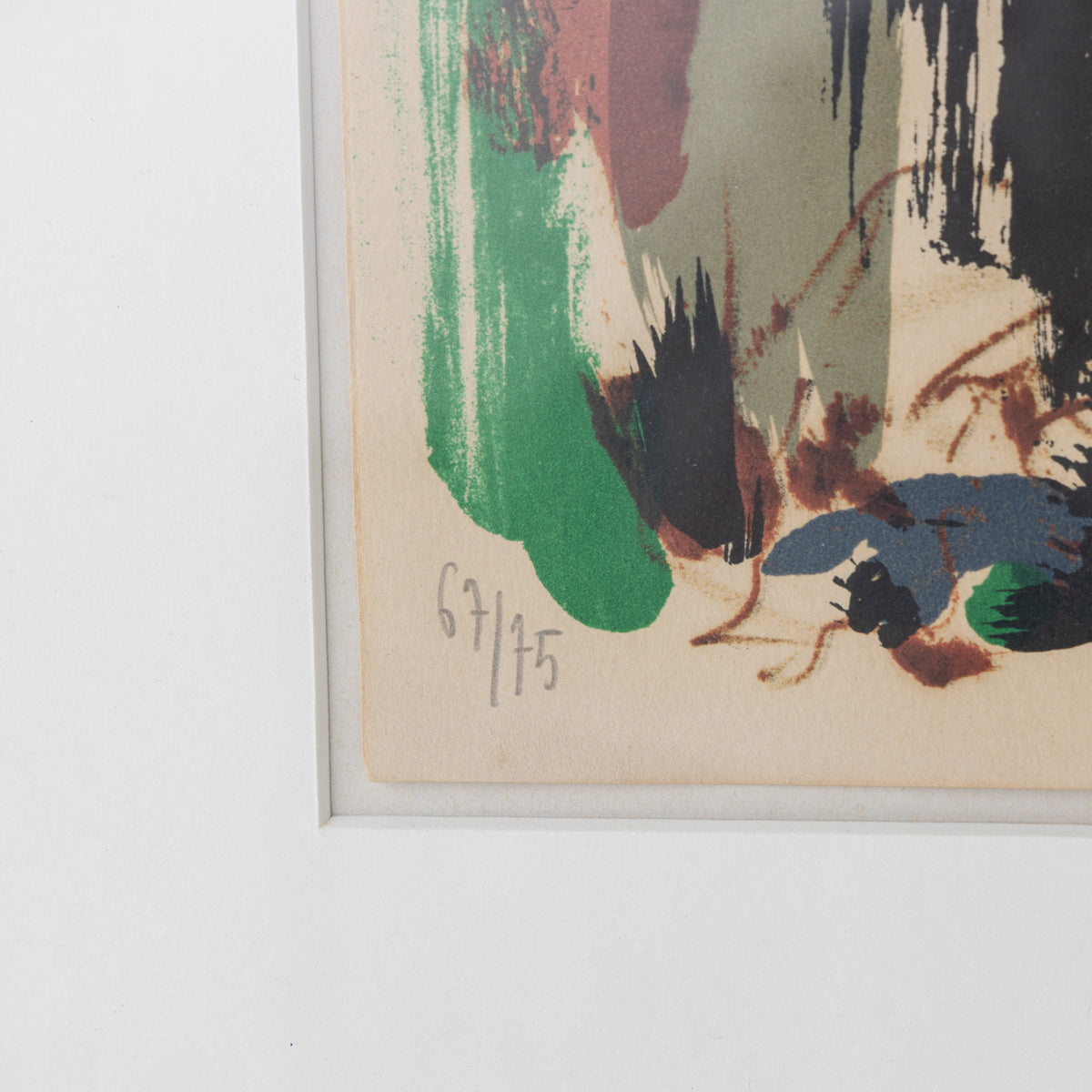 Signed lithograph