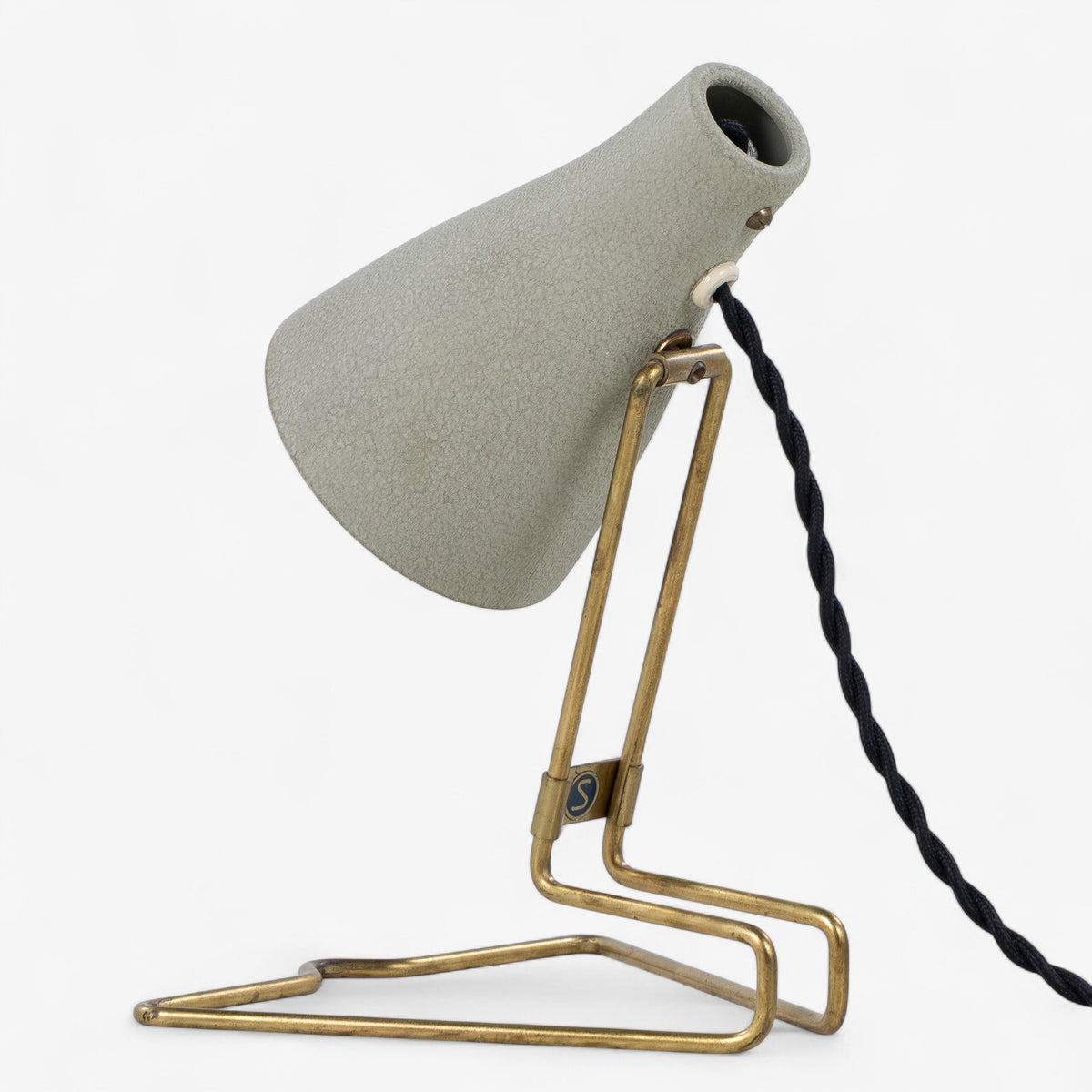 Table lamp in metal