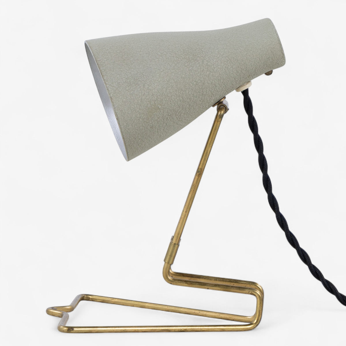 Table lamp in metal