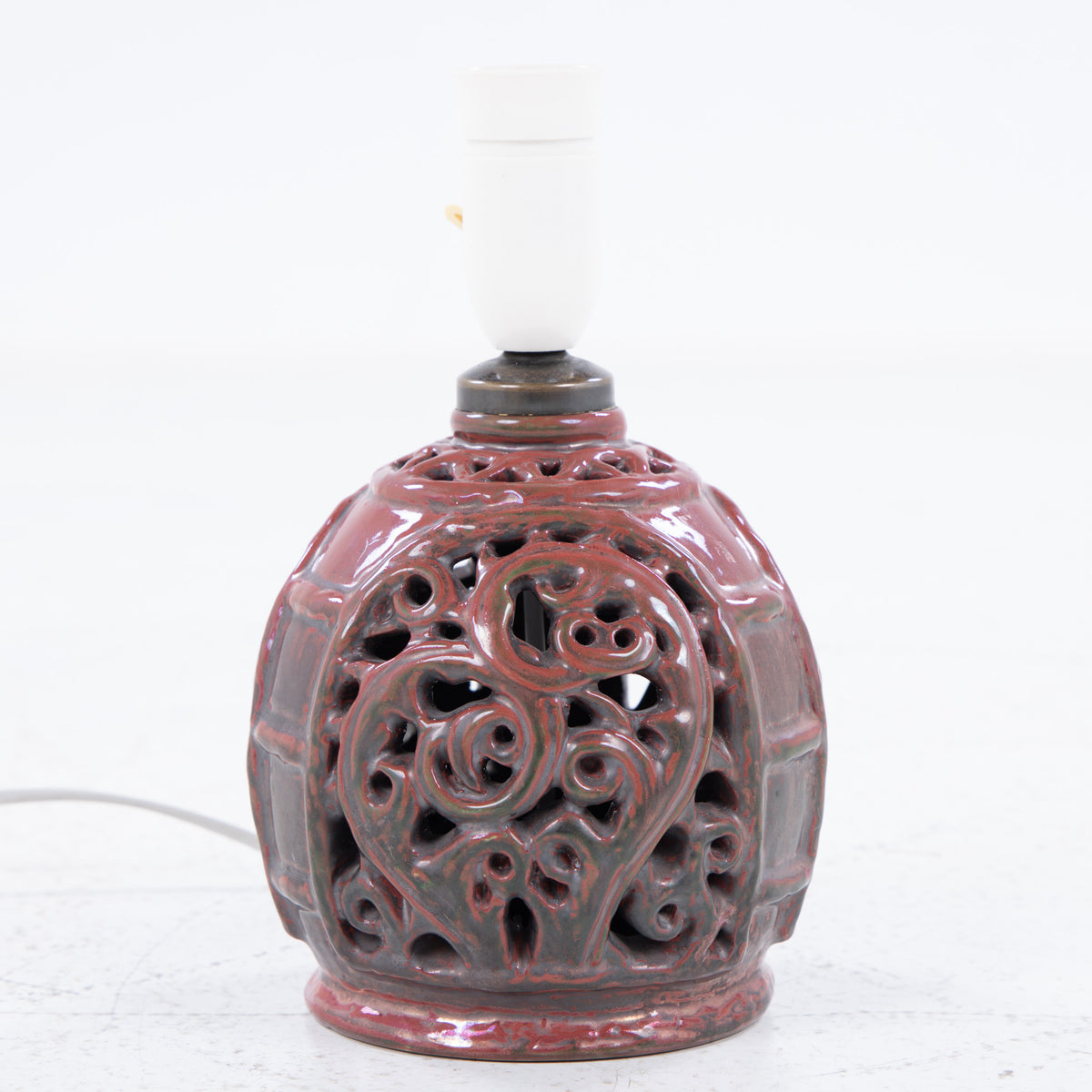 Table lamp in stoneware