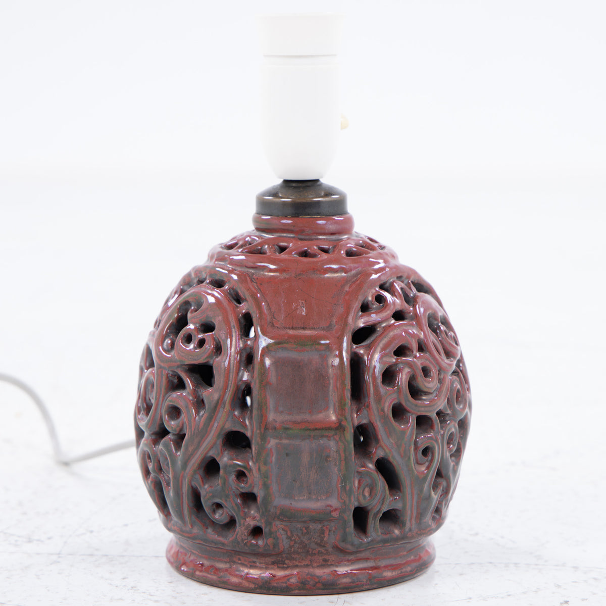 Table lamp in stoneware