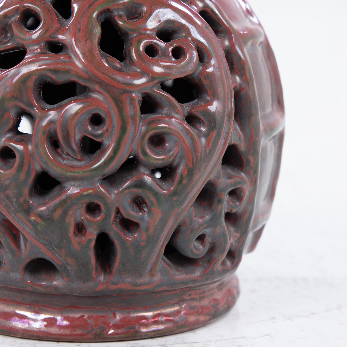 Table lamp in stoneware