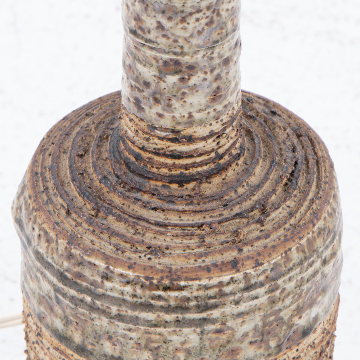 Table lamp in stoneware