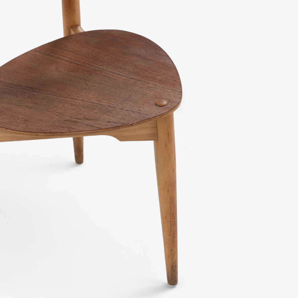 FH 4130 - Set of 4 'Heart Chairs' in beech
