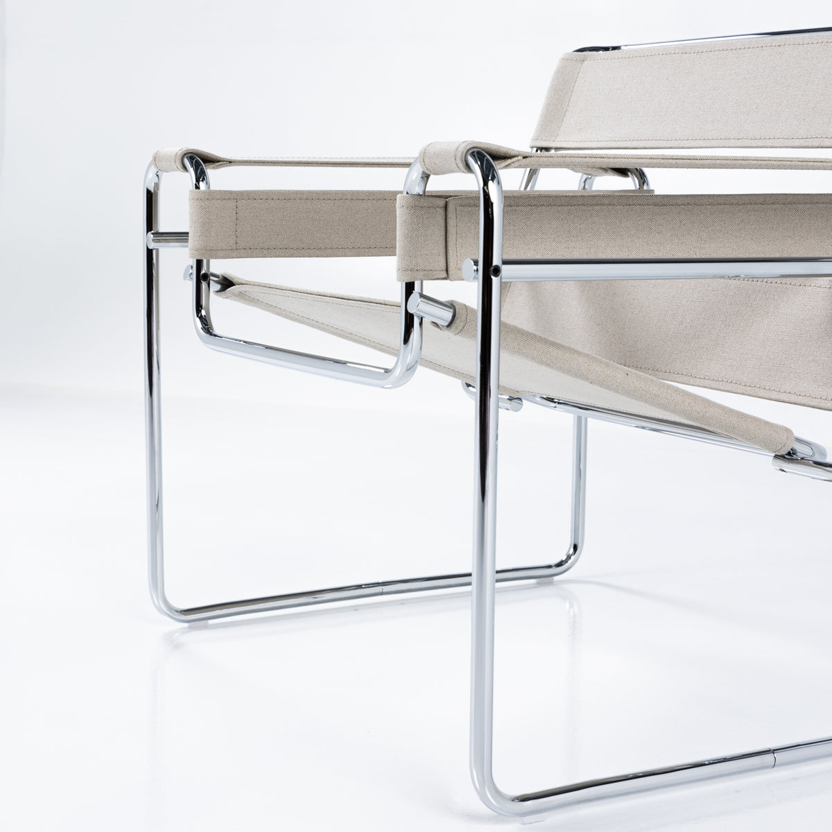 Wassily Lounge Chair i vasket kanvas