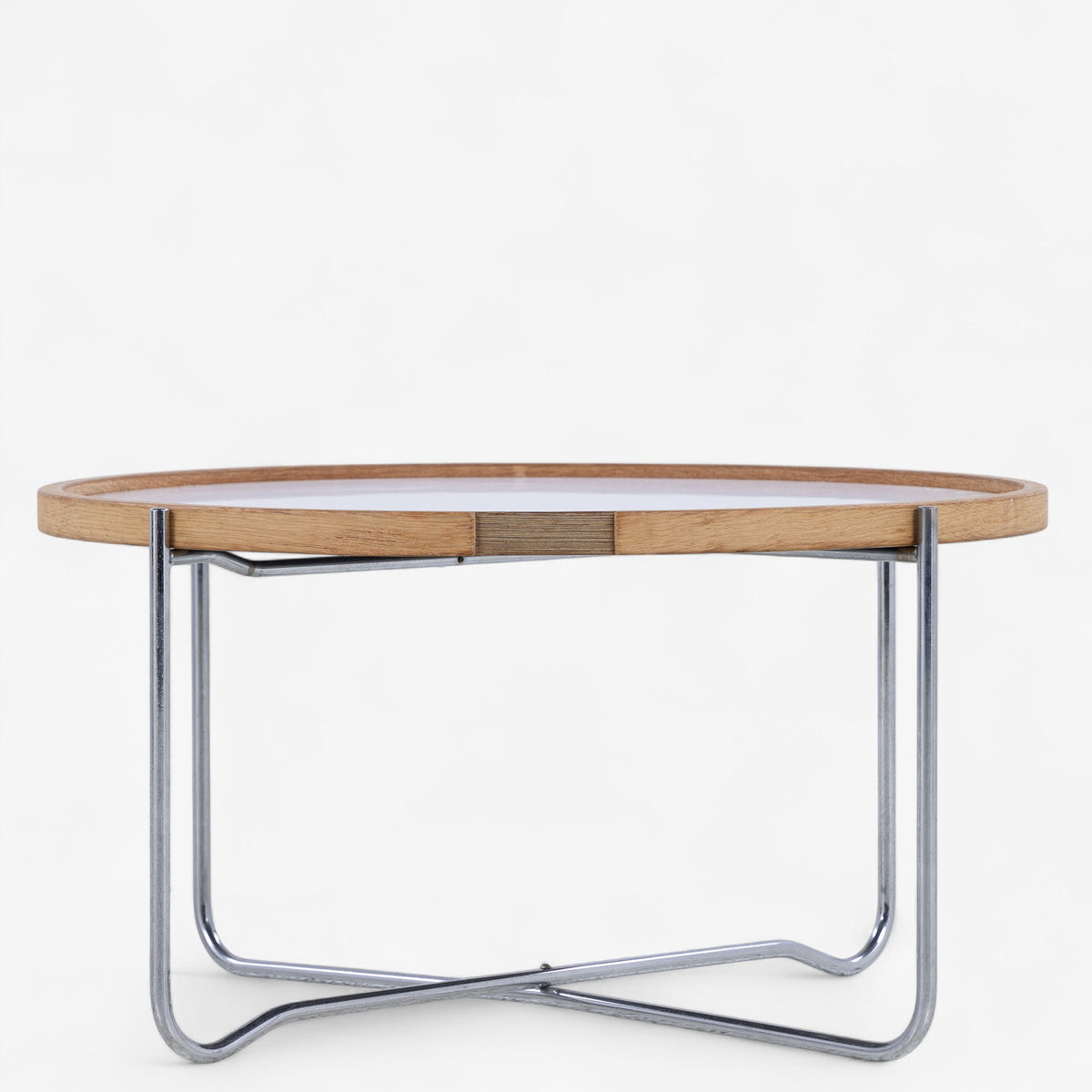 GE 453 - Tray table w. white and black Formica