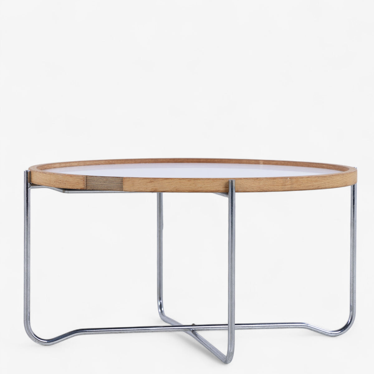 GE 453 - Tray table w. white and black Formica