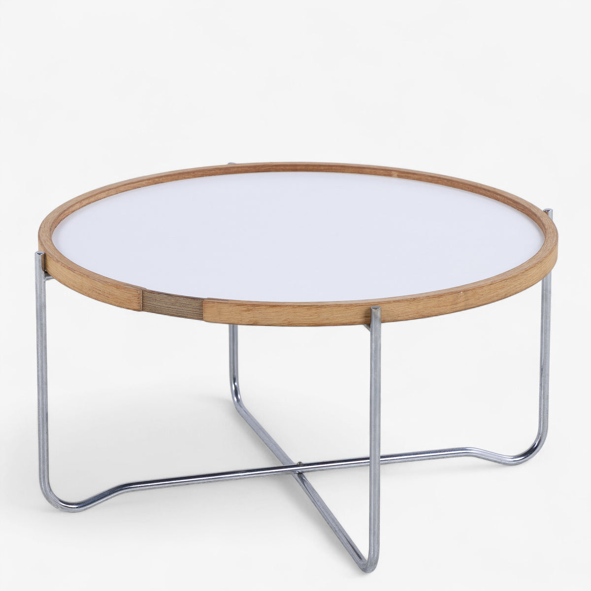 GE 453 - Tray table w. white and black Formica