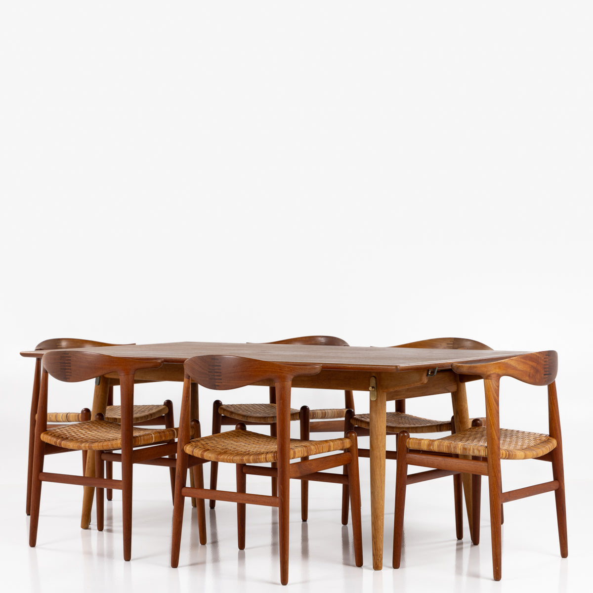 JH 505 - Sæt á 6 'Kohornstole' i teak
