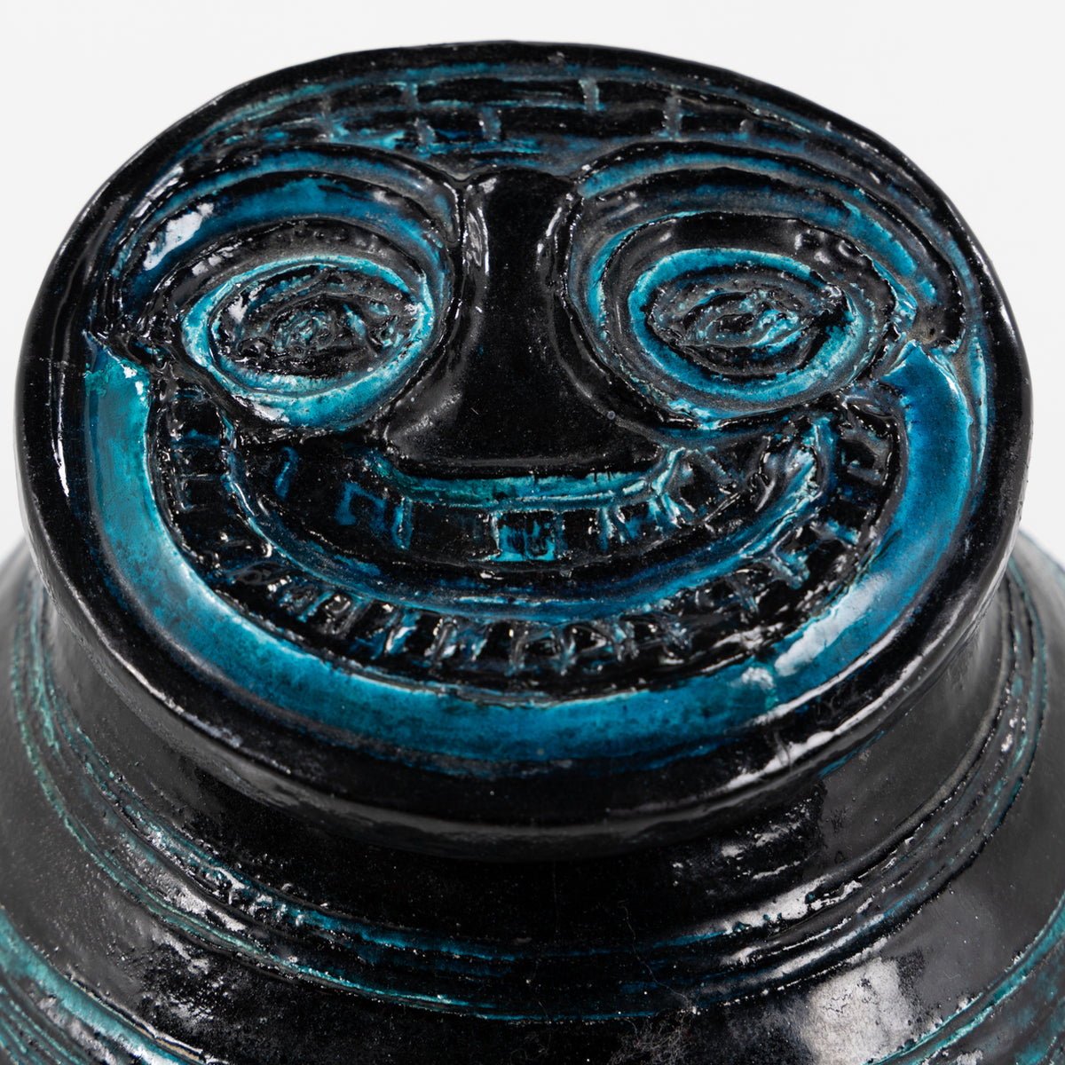Stoneware lidded jar