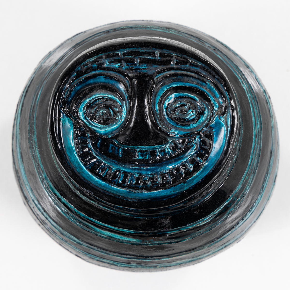Stoneware lidded jar