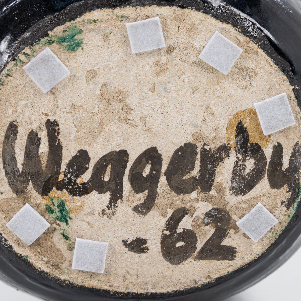 Stoneware lidded jar