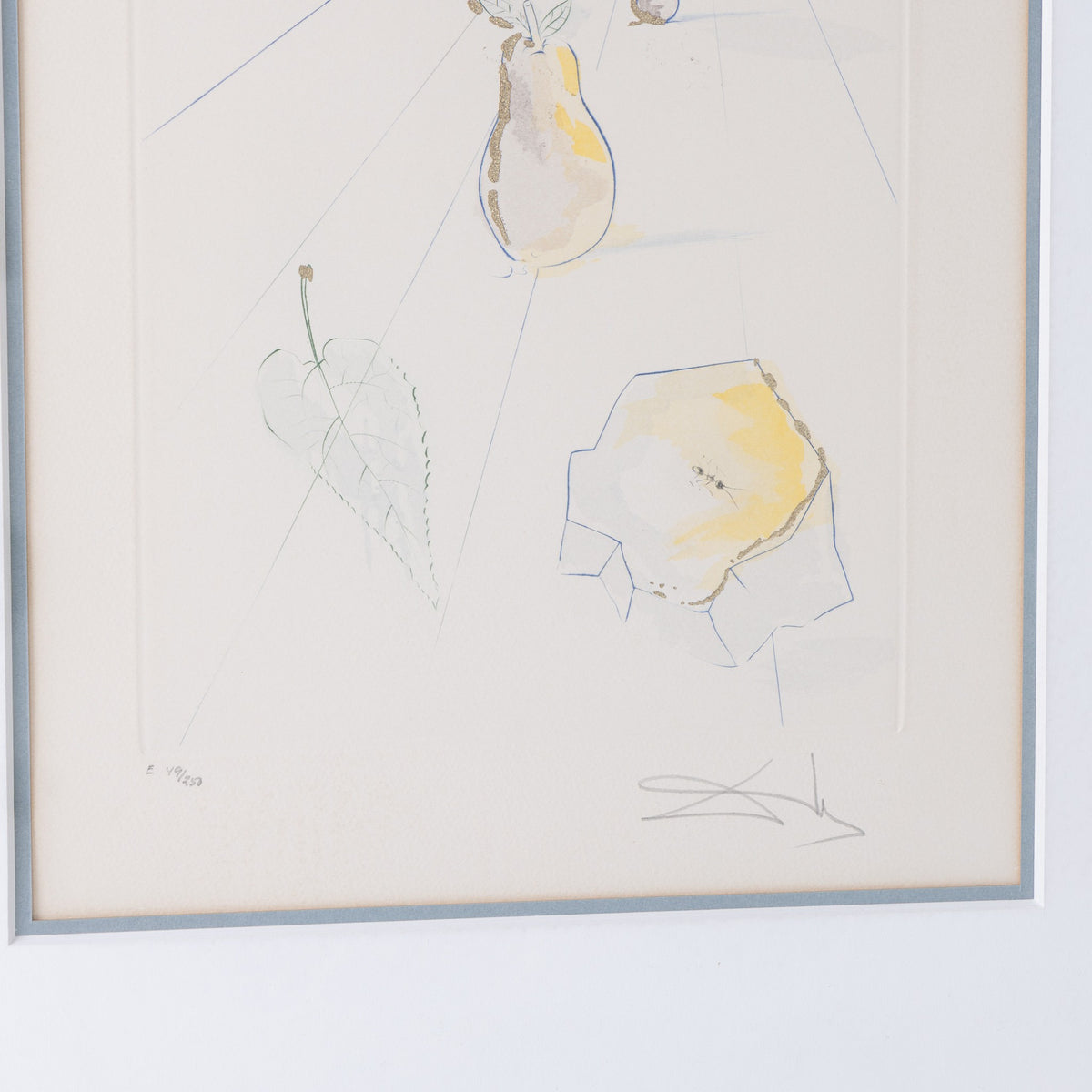 Mixed-media i sølvramme