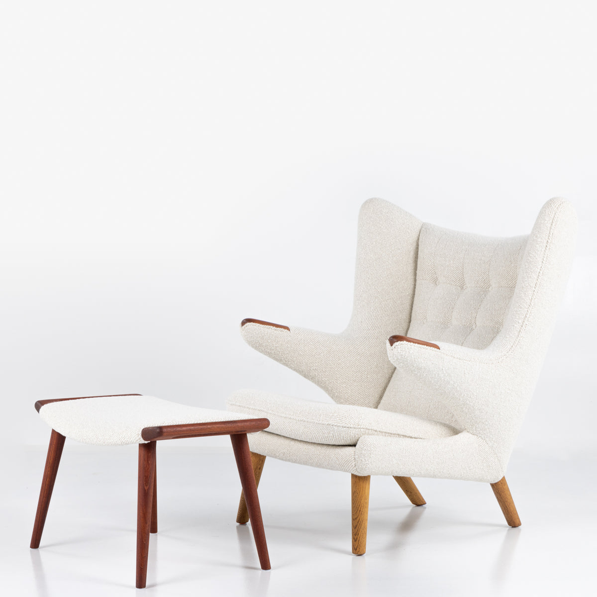 AP 19 - Papa Bear chair & stool in new fabric