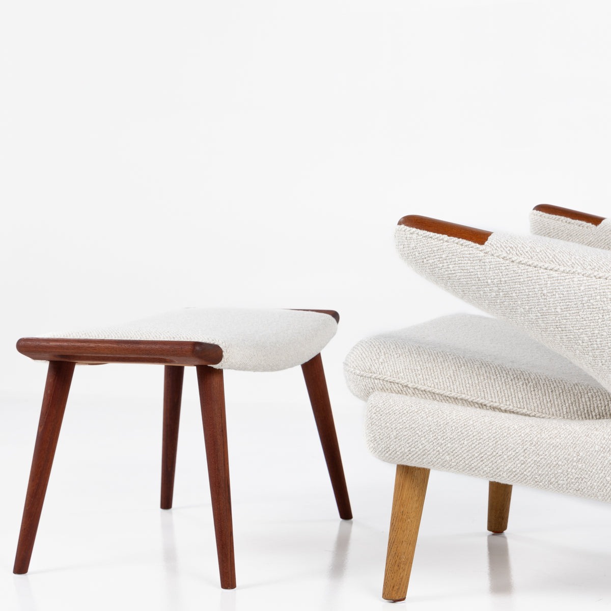 AP 19 - Papa Bear chair & stool in new fabric