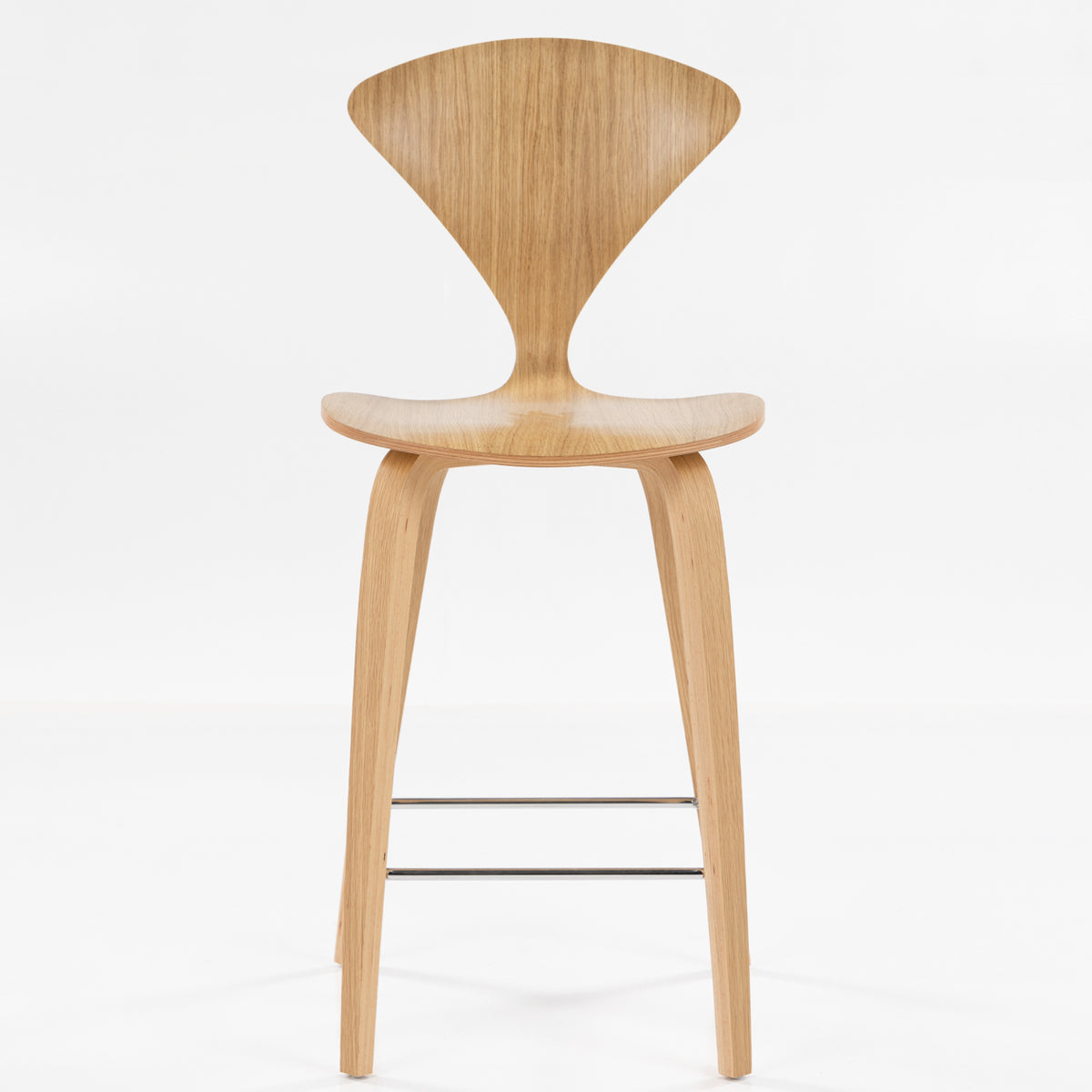 Cherner Bar Stool in white oiled oak