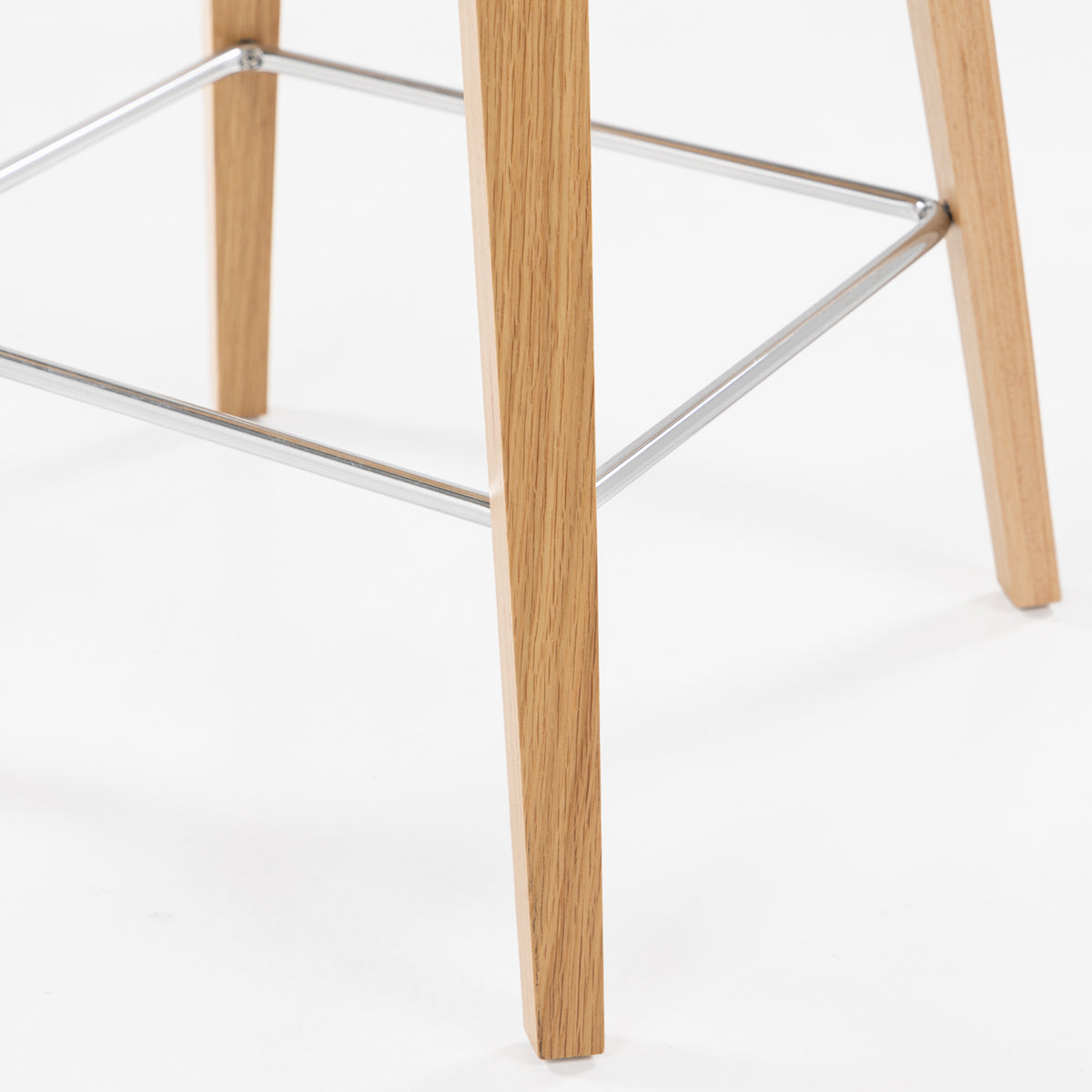 Cherner Bar Stool in white oiled oak