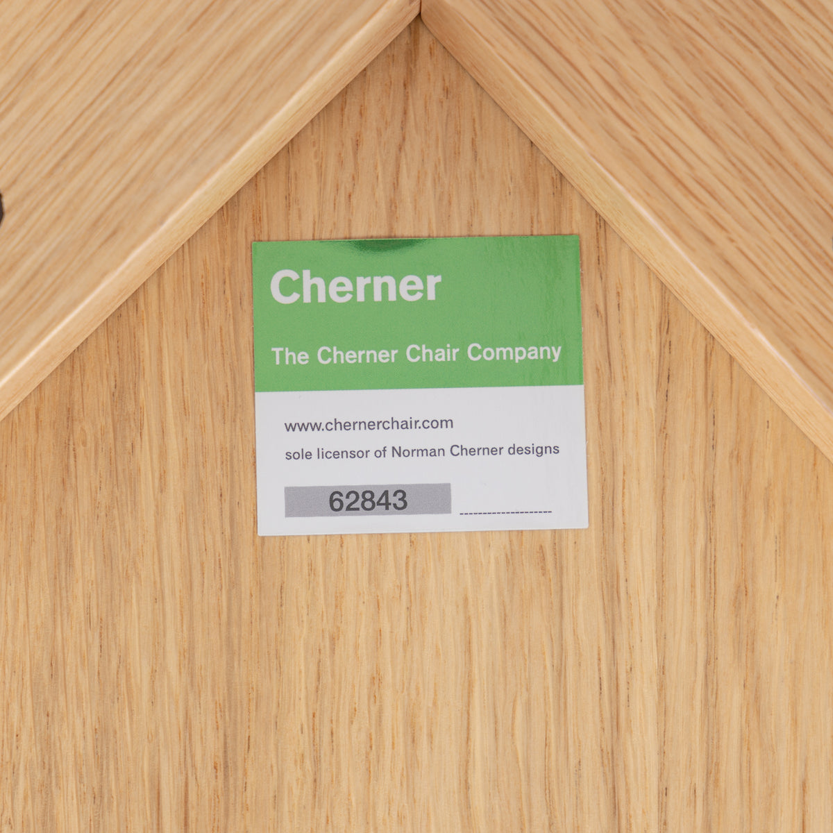 Cherner Bar Stool in white oiled oak