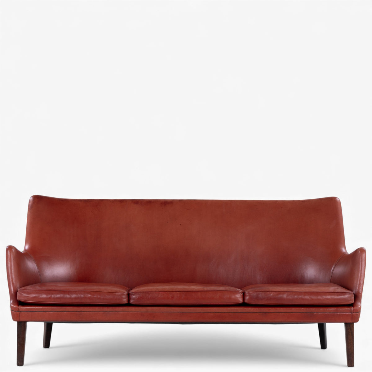 AV 53 - 3 pers. sofa i originalt læder