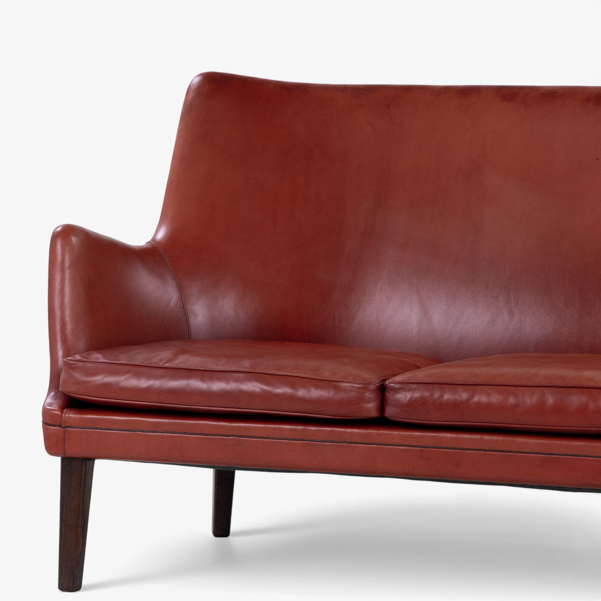 AV 53 - 3 pers. sofa i originalt læder