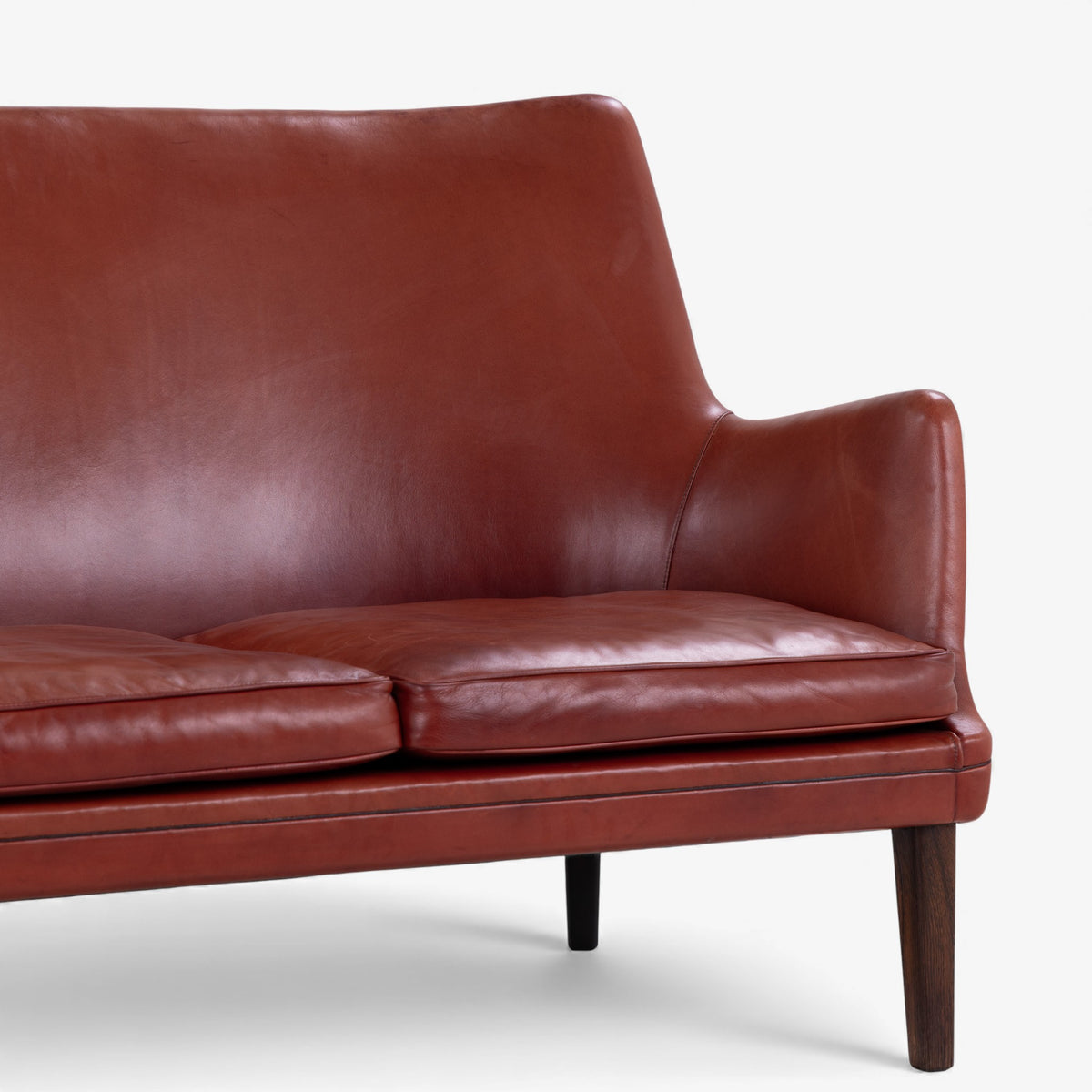 AV 53 - 3 pers. sofa i originalt læder