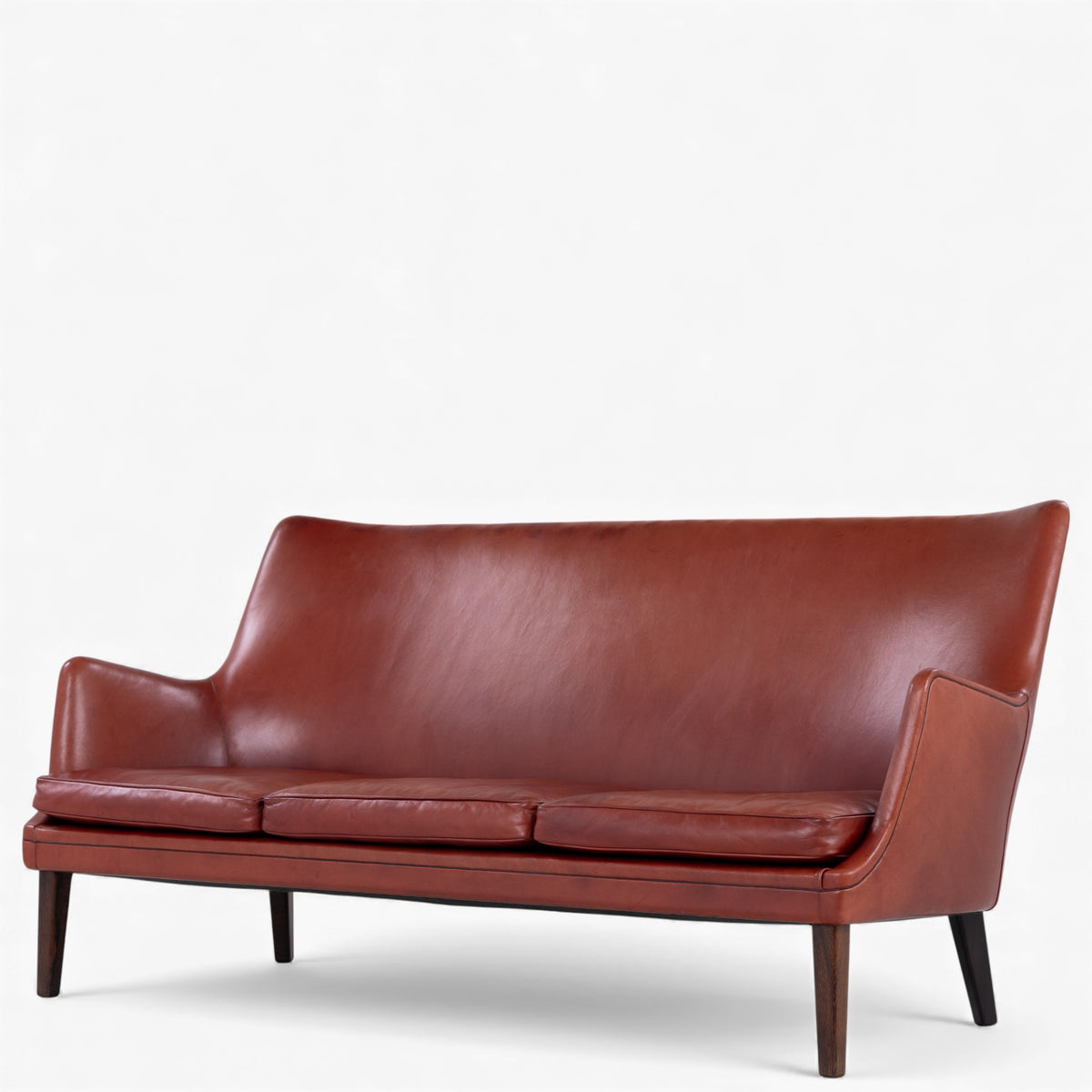 AV 53 - 3 pers. sofa i originalt læder