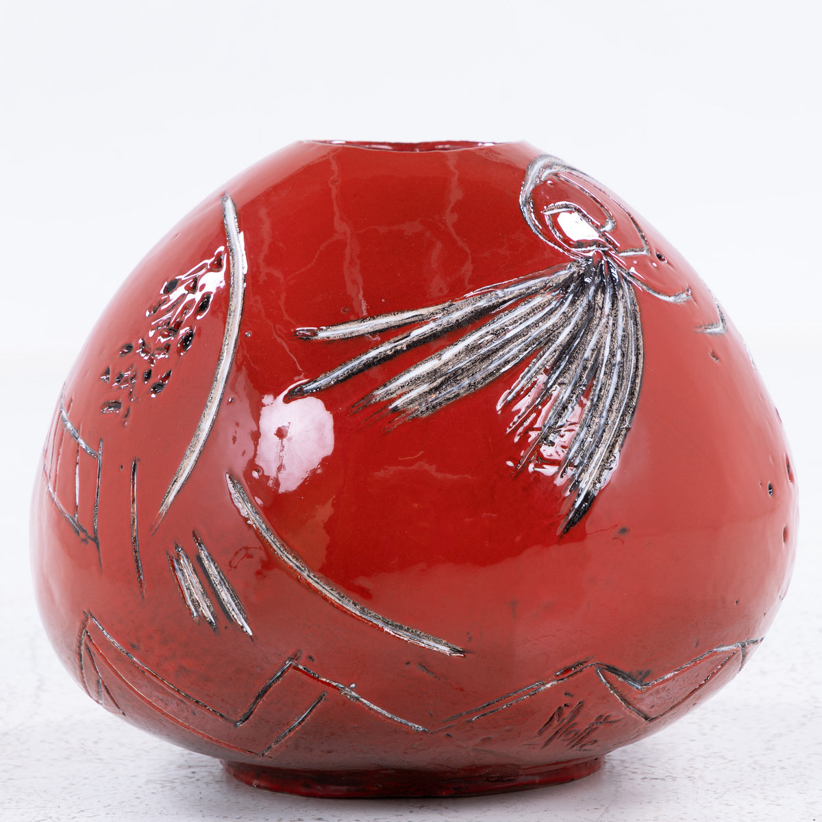 Vase in stoneware