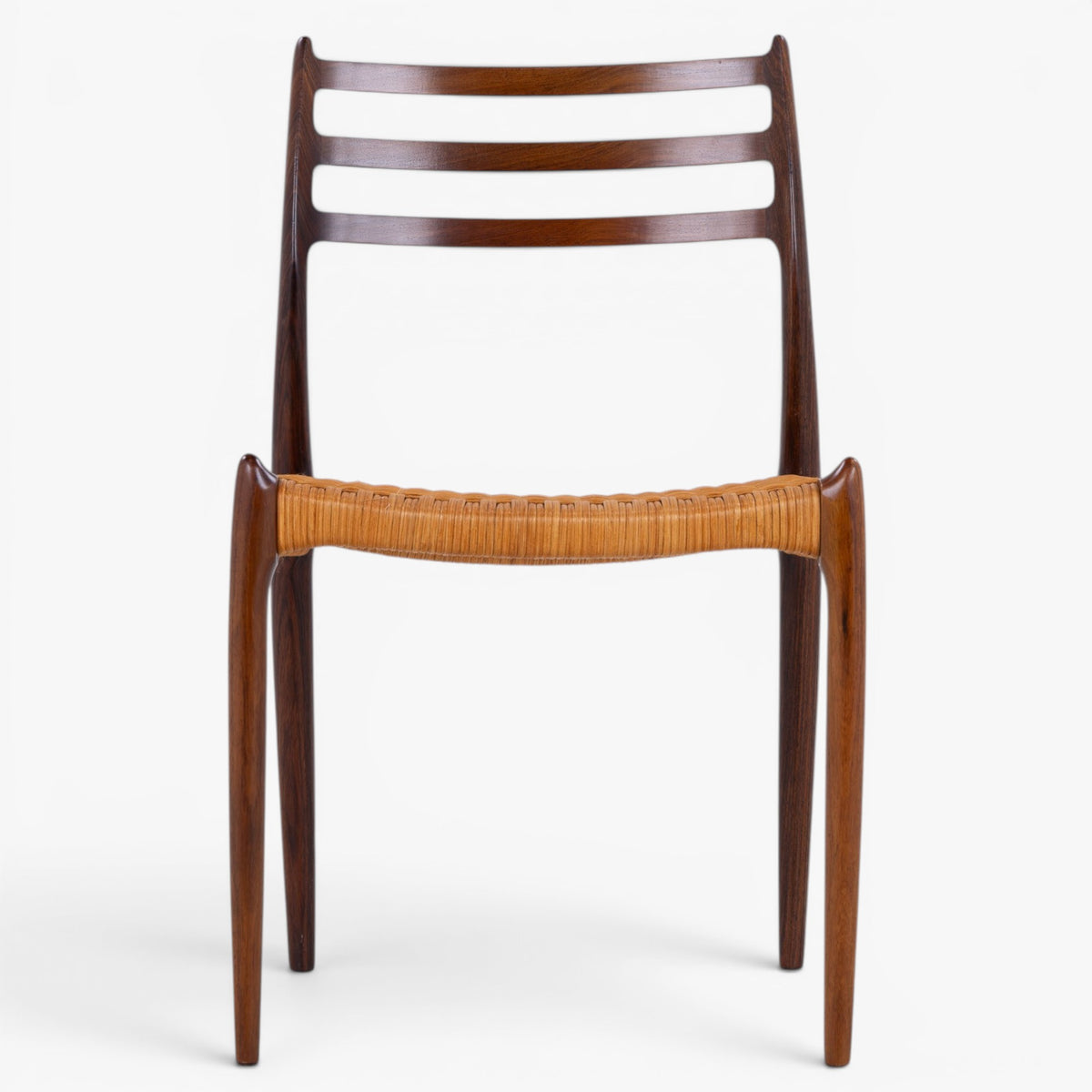 NO 78 - Set of 12 dining chairs in rosewood