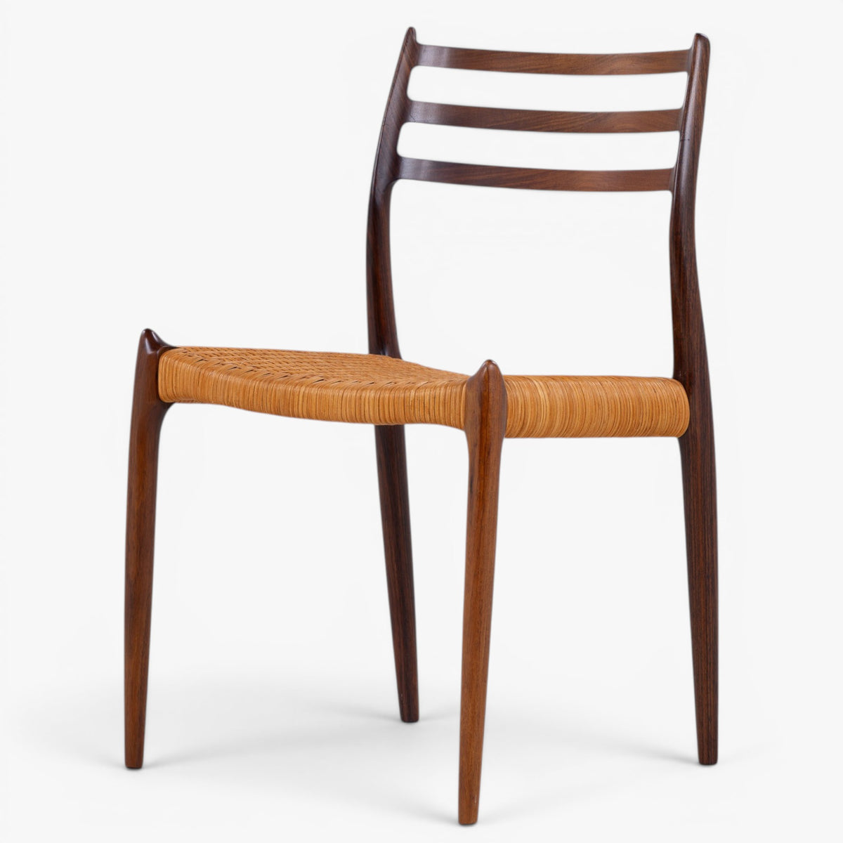 NO 78 - Set of 12 dining chairs in rosewood