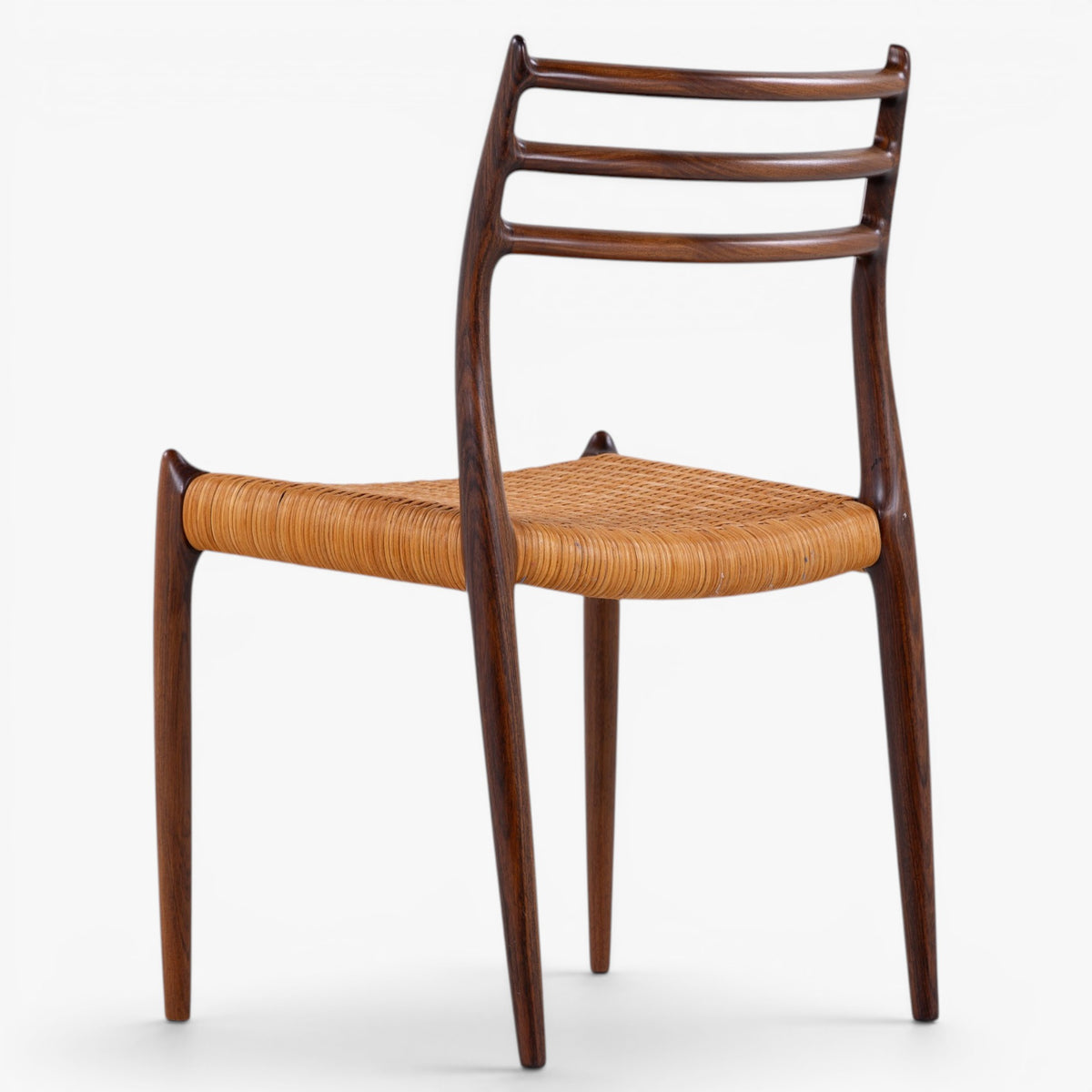 NO 78 - Set of 12 dining chairs in rosewood