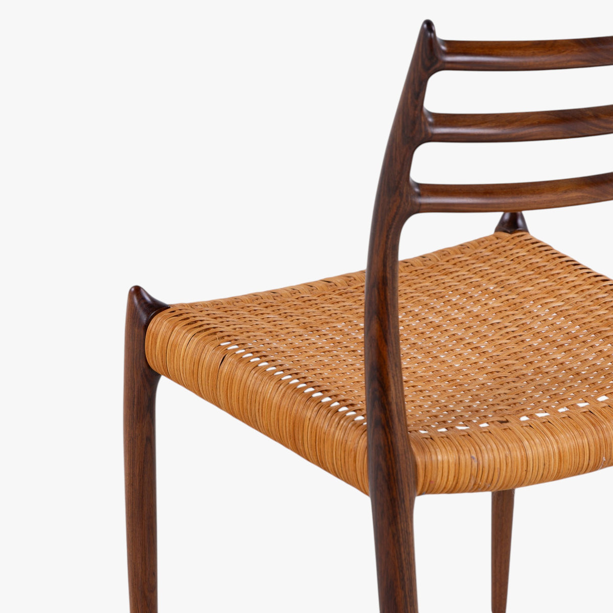 NO 78 - Set of 12 dining chairs in rosewood