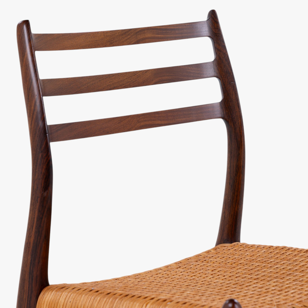 NO 78 - Set of 12 dining chairs in rosewood
