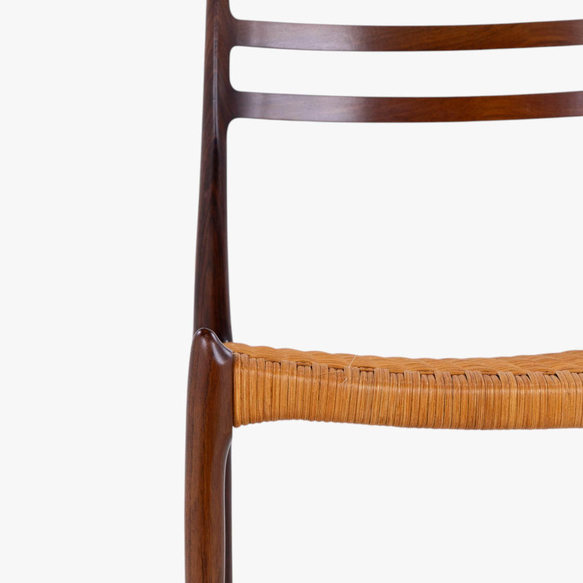 NO 78 - Set of 12 dining chairs in rosewood
