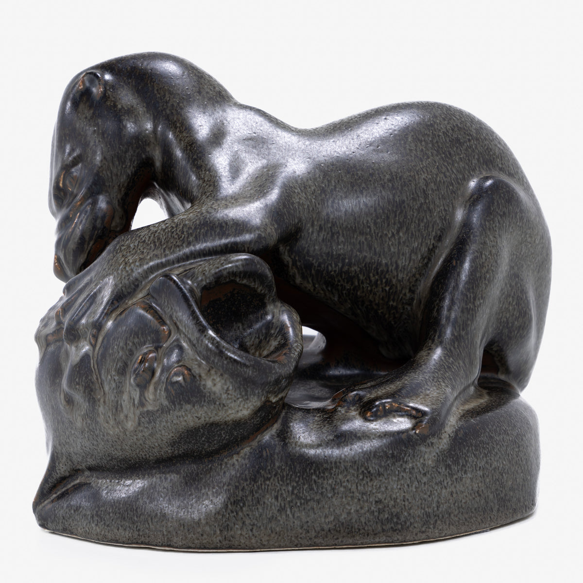 Sculpture in stoneware