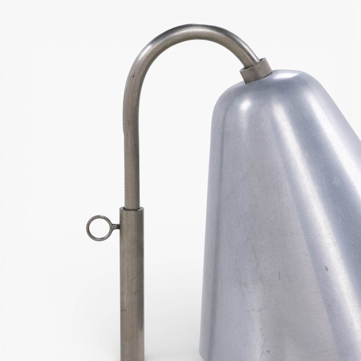 Rare table lamp in nickel-plated metal