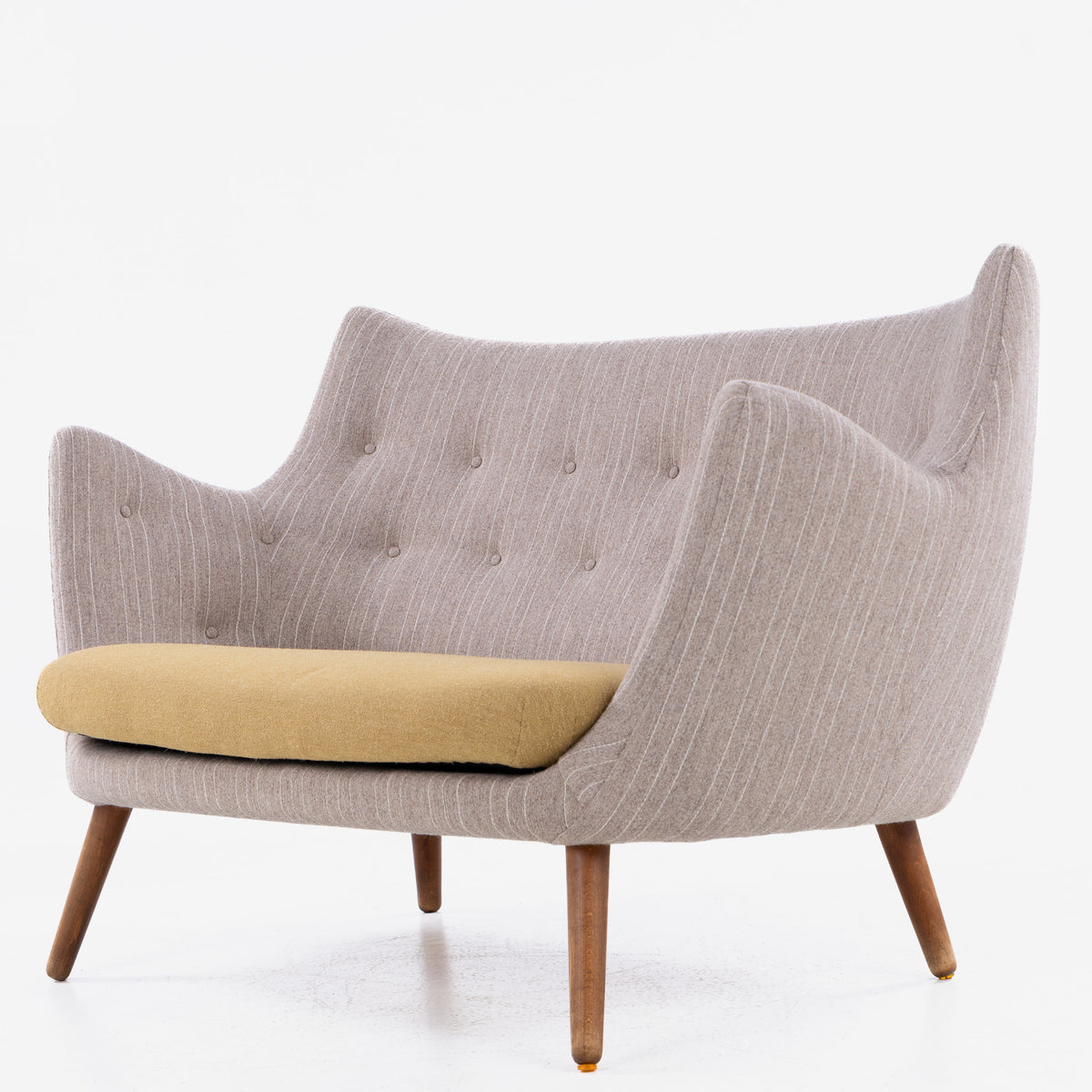 Rare 'The Poet’ sofa in textile