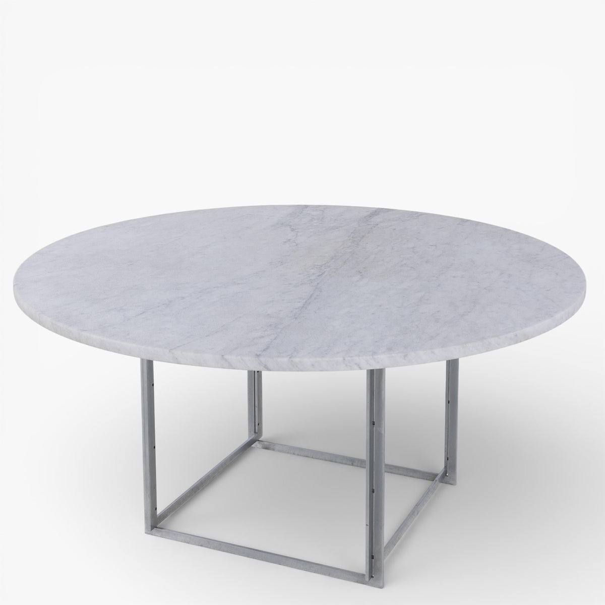 PK 54 - Dining table with flint-rolled marble