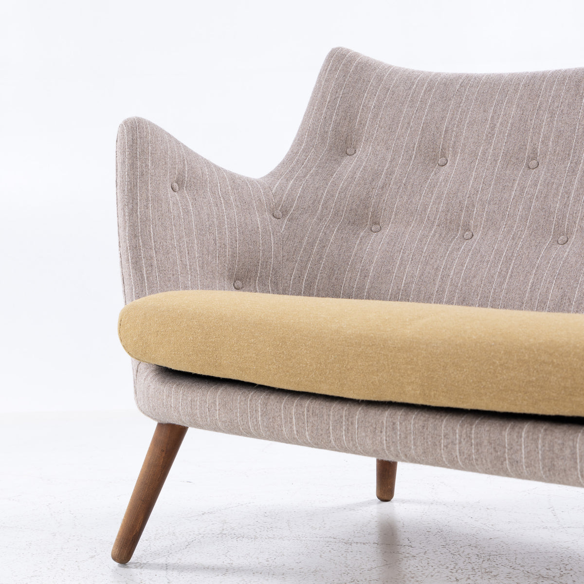 Rare 'The Poet’ sofa in textile