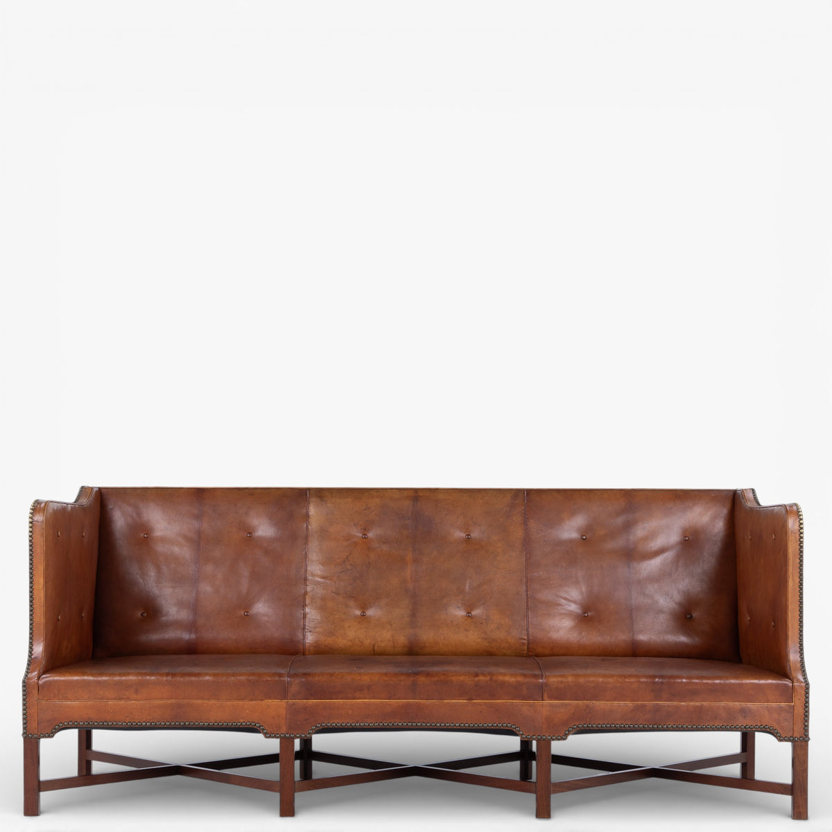 KK 4118 - 3 pers. sofa i originalt nigerskind