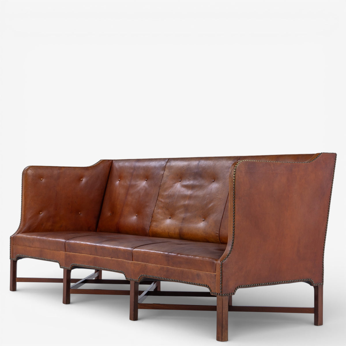 KK 4118 - 3 pers. sofa i originalt nigerskind