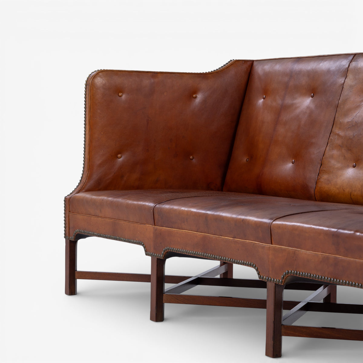 KK 4118 - 3 pers. sofa i originalt nigerskind