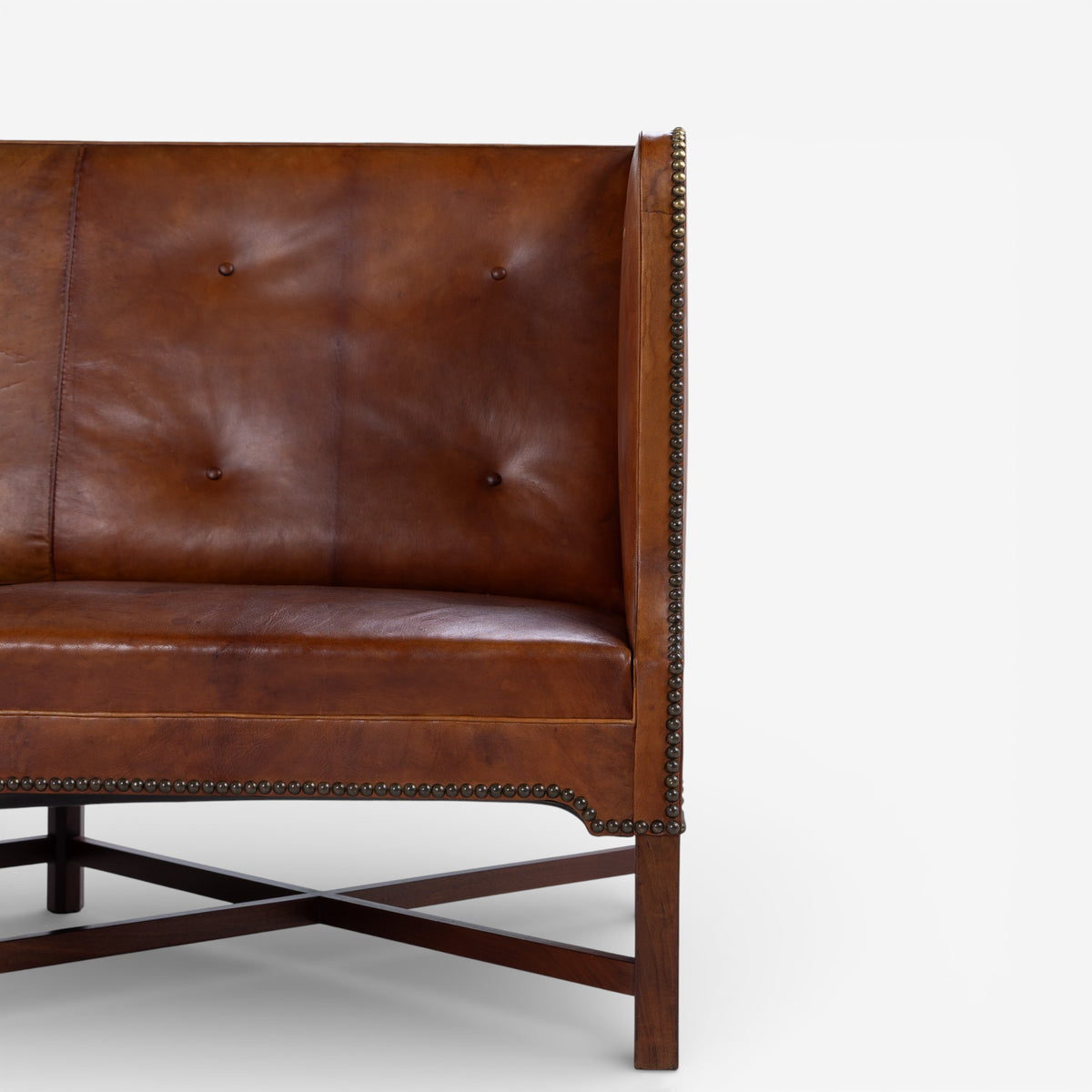 KK 4118 - 3 pers. sofa i originalt nigerskind
