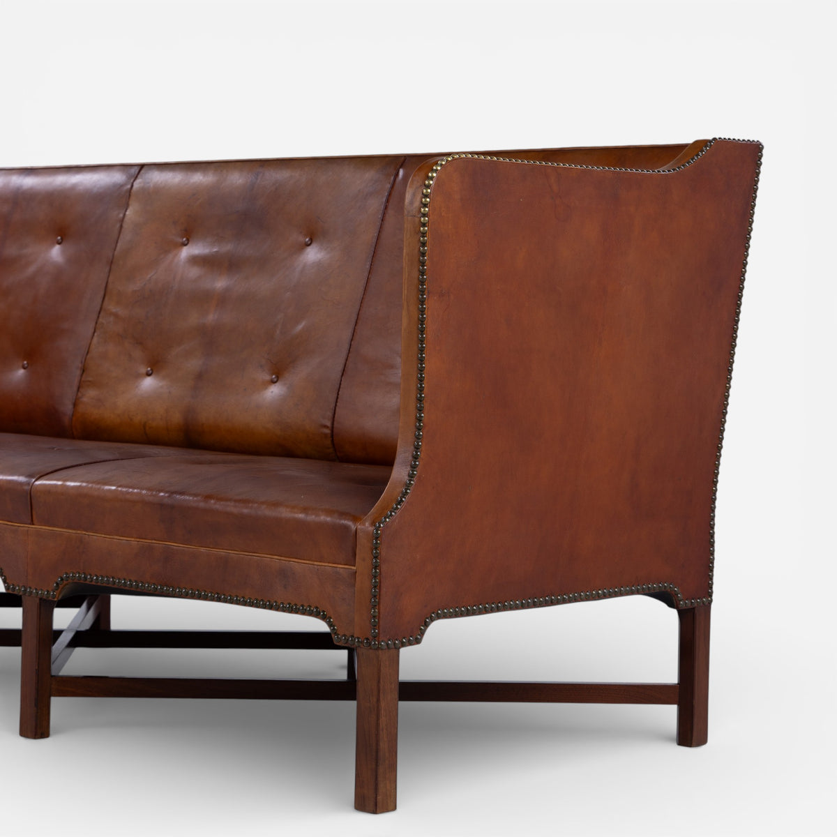 KK 4118 - 3 pers. sofa i originalt nigerskind