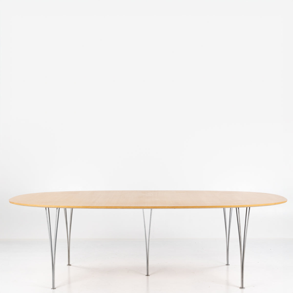 Superellipse dining table in beech