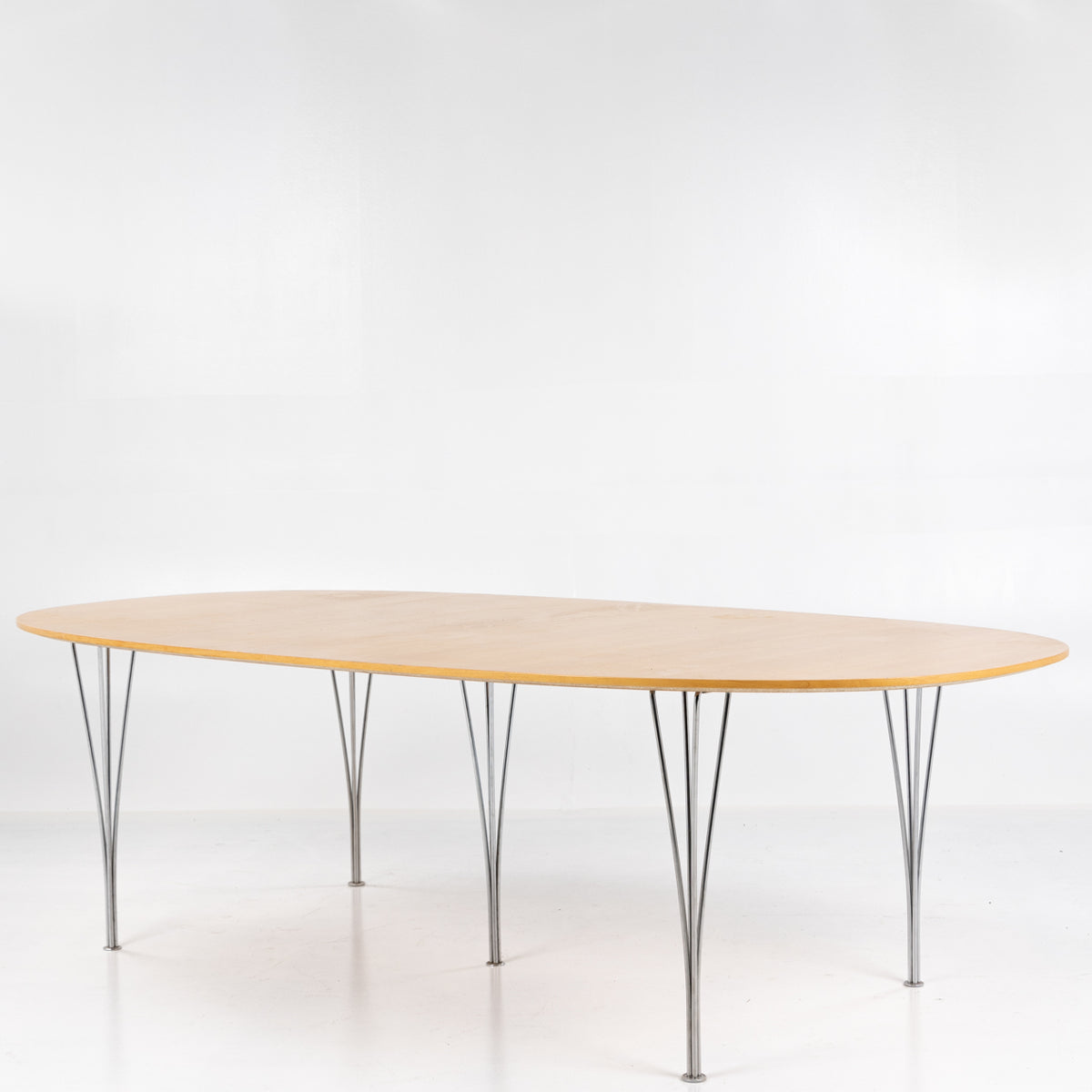 Superellipse dining table in beech