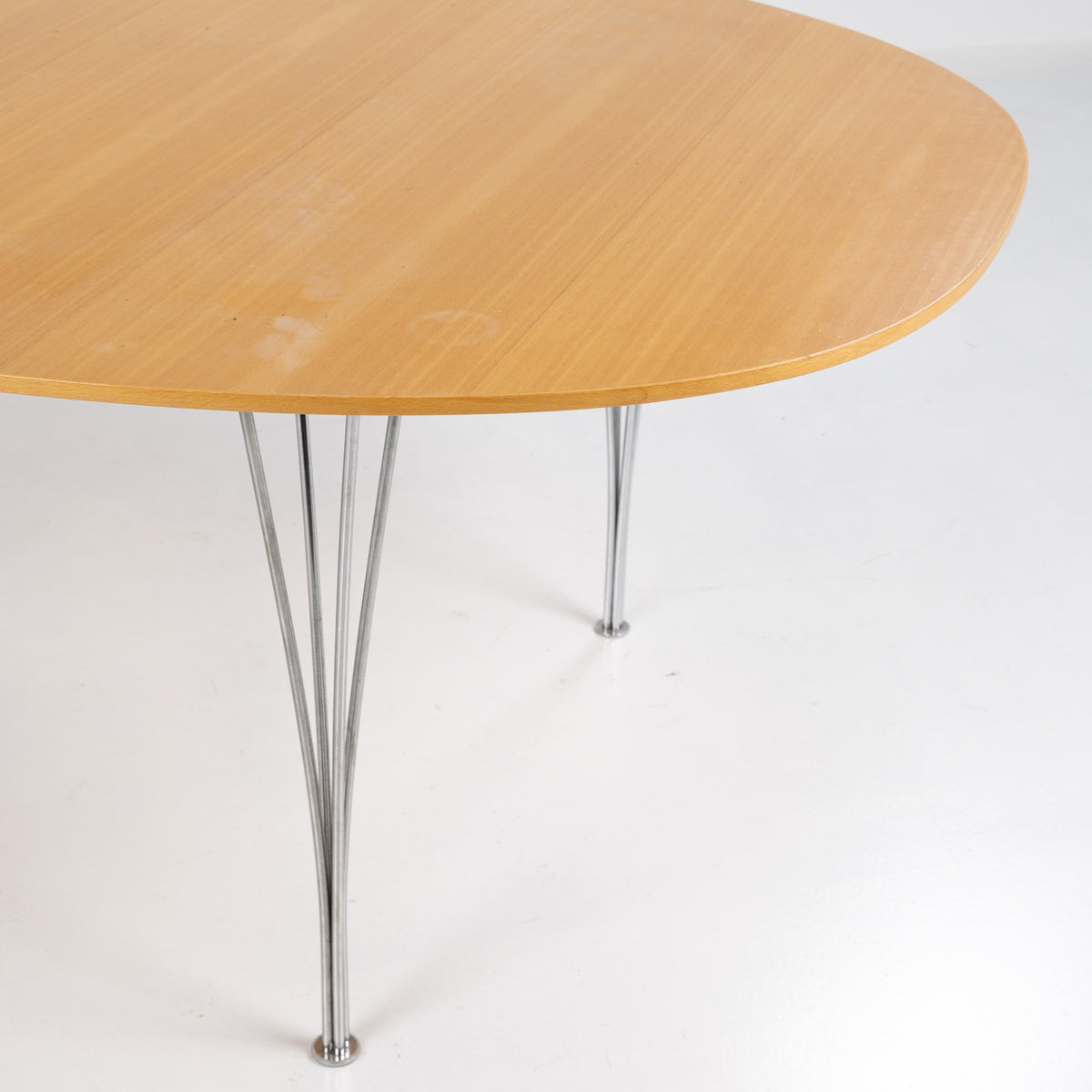 Superellipse dining table in beech