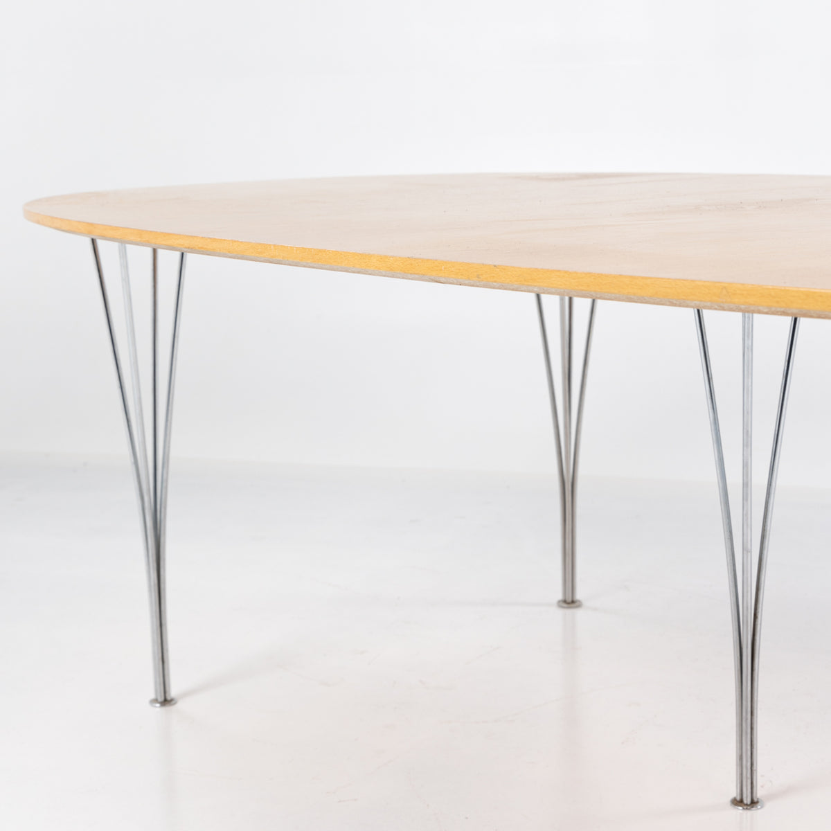 Superellipse dining table in beech