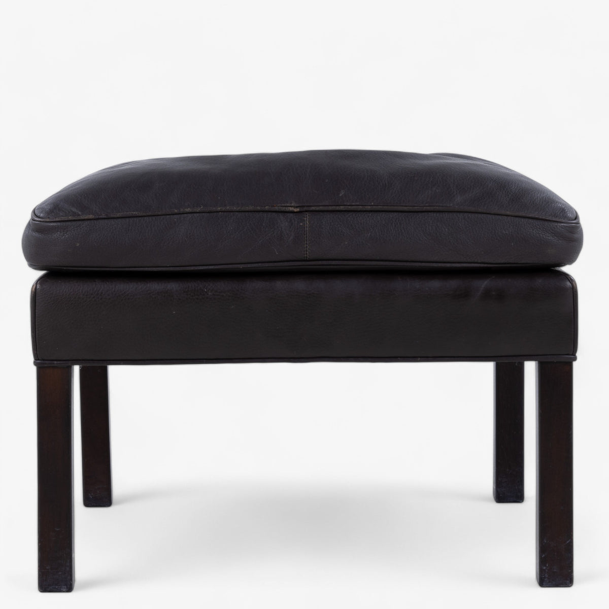BM 2202 - Stool in original black leather