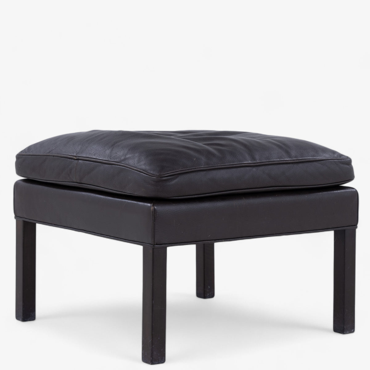 BM 2202 - Stool in original black leather