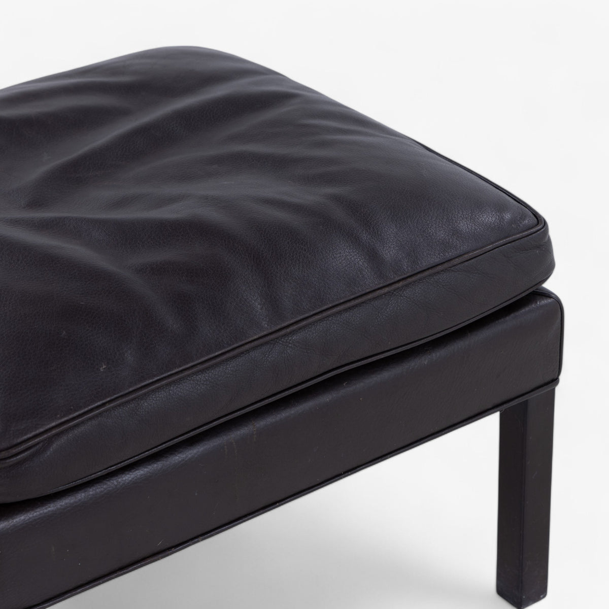 BM 2202 - Stool in original black leather